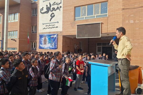 دانش آموزان شیرازی جنایات اسرائیل را محکوم کردند