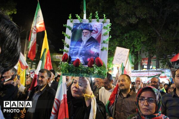 حضوری پرشور در میدان شهید بجنورد 