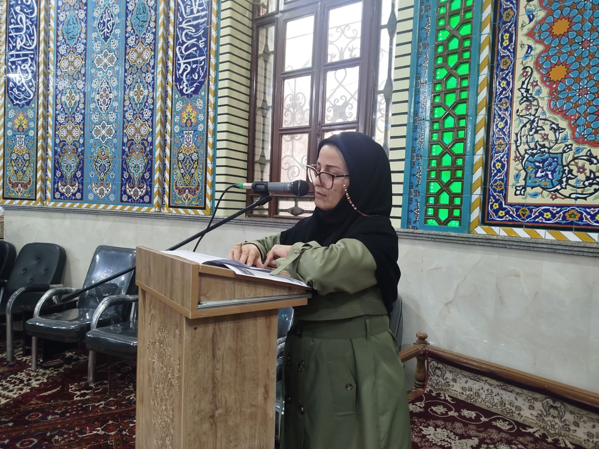 برگزاری انتخابات انجمن اولیا و مربیان دبیرستان هیات امنایی معراج در مسجد باغمیشه اردبیل