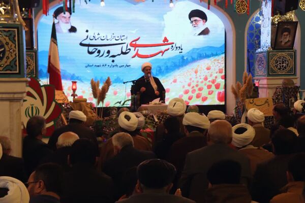 برگزاری یادواره شهدای طلبه و روحانی استان خراسان شمالی در امامزاده عباس بن موسی بجنورد 