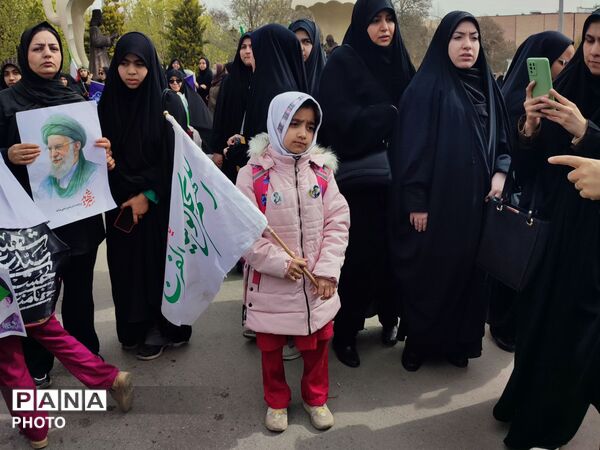 قاب پانا میزبان راهپیمایی روز قدس در شهرستان نیشابور 