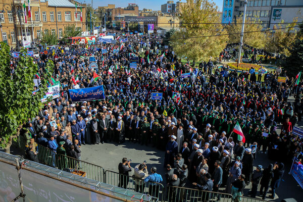 مراسم راهپیمایی ۱۳ آبان در ارومیه