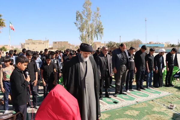 حضور معنوی امام‌جمعه بافق در مراسم سوگواری دبیرستان مناجات