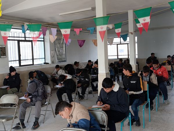 برگزاری امتحانات نوبت اول در آموزشگاه شیخ فضل‌الله نوری 