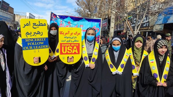 راهپیمایی باشکوه یوم الله ۲۲بهمن در شهرستان خواف
