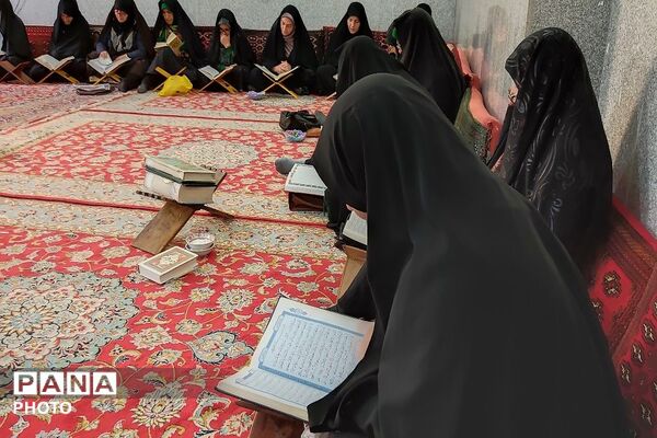 محفل انس با قرآن کریم در مسجد جامع شهر بار