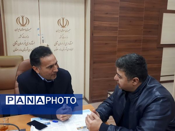 ملاقات مردمی و دیدار چهره به چهره سرپرست فرمانداری شهرستان سملقان با مردم