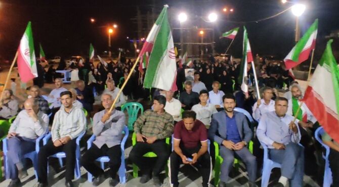  کوهنانی در جوارِ شهیدِ گمنام؛ میثاقِ شبانه برای اقتدار ایران