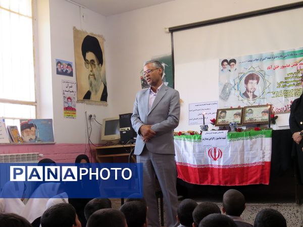 بازدید نماینده منطقه ترشیز کهن از مدارس خلیل آباد