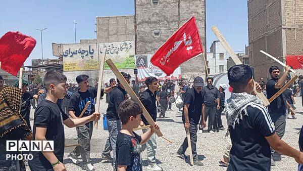 طنین فریاد «یا حسین» در نظرآباد 