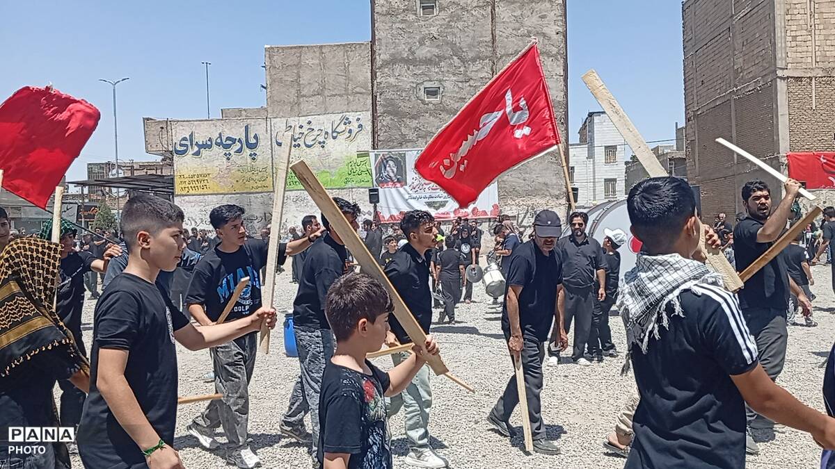 طنین فریاد «یا حسین» در نظرآباد 