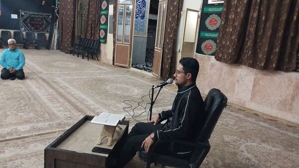 مراسم معنوی انس با قرآن یادواره شهدای فدافن 