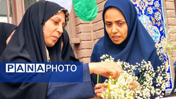 عطر نرگس در دبیرستان طلیعه شاهد پیچید