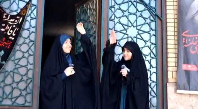 حضور شادمانه نوجوانان در مسجد چهارده معصوم(ع) قم