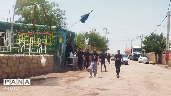 موکب قمر بنی هاشم روستای حسن آباد بلهر در روز عاشورای حسینی 