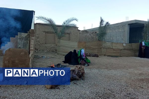 اجرای تعزیه شهادت حضرت زهرا (س) در روستای ظفرآباد شیراز