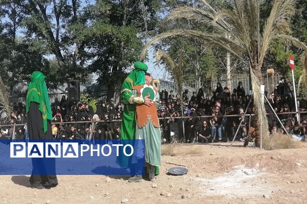 مراسم آیینی خیمه سوزان سنت هرساله مردم مشهد