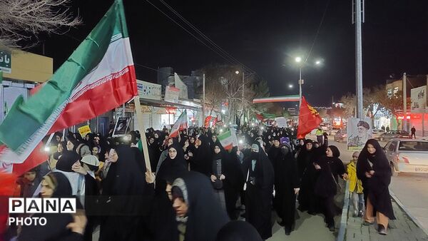 خروش انقلابی مردم ولایتمدار شیروان 