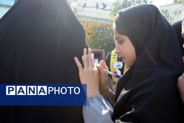 انتخابات شورای دانش‌آموزی در دبیرستان مائده گلوگاه