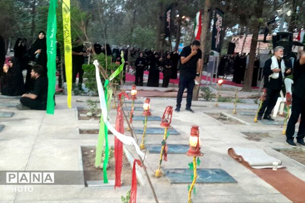 وقتی اشک‌ها با مزارِ شهدا ملاقات می‌کنند