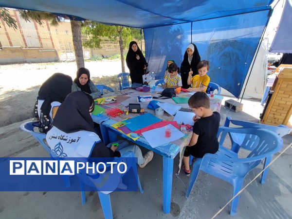 برپایی موکب سازمان دانش‌آموزی در شهرستان سملقان