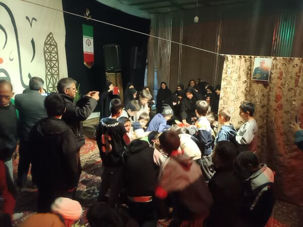 مراسم عزاداری دهه فاطمیه در مسجد مهرولایت با میهمانی شهید گمنام