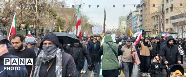 حضور حماسی مردم تهران در راهپیمایی روز قدس