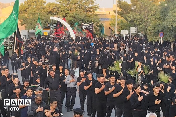 سوگ و ارادت عزاداران حسینی در شهر صغاد