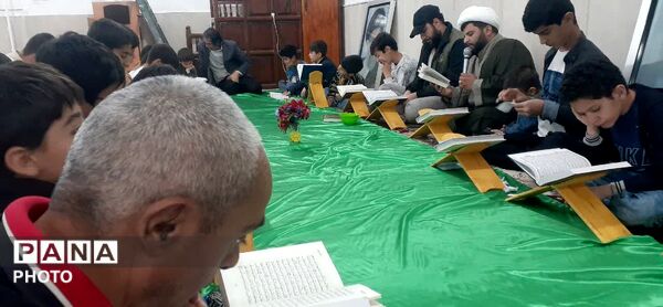 جزخوانی قرآن کریم در مساجد منطقه کوهنانی به مناسبت ماه مبارک رمضان  