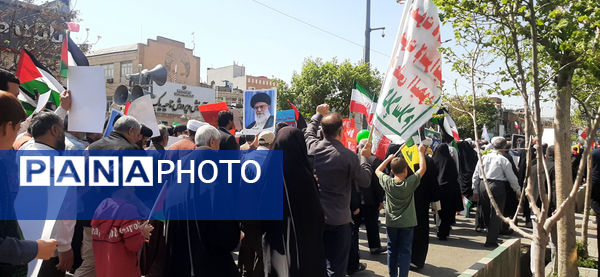 جلوه هایی از راهپیمایی روز جهانی قدس در قم