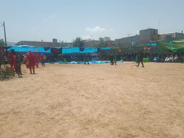 آیین شبیه خوانی عاشورا در روستای مهمانک