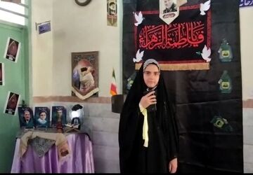 مراسم یادواره شهدای دانش آموز و استقبال از پیکر مطهر شهید گمنام در مدرسه شاهد مطهره 
