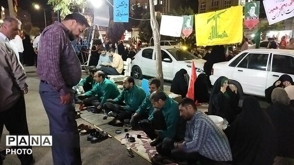 گذری بر موکب واکس صلواتی بلوار فضل در شب صد و نود و پنجم از اجتماعات 
