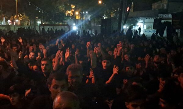 شب هفتم محرم در هیات باقرالعلوم نیشابور 