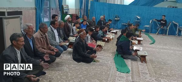 تحویل سالی معنوی در روستای نقاب خلیل آباد