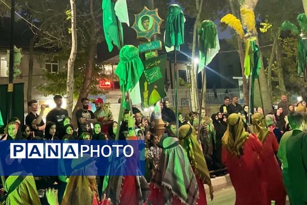 حرکت نمادین کاروان اسرای کربلا در دماوند