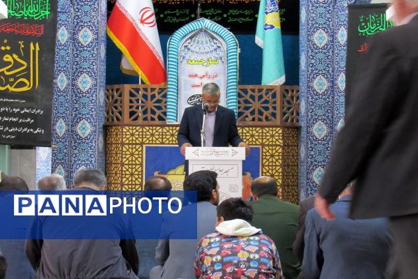 برگزاری نمازجمعه در خلیل‌آباد