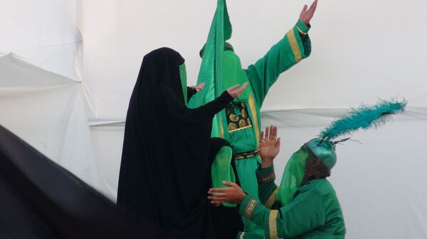 مراسم زیارت عاشورا و تعزیه خوانی سرور و سالار شهیدان در نیشابور