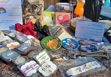 برپایی بازارچه خوارزمی در دبیرستان حجاب ورامین