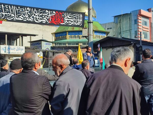 راهپیمایی محکومیت جنایات اسرائیل در قائمشهر