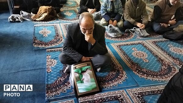 عزاداری مردم نیشابور برای شهادت رهبر عزیز انقلاب اسلامی 