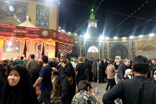 حرم حضرت معصومه، در ماتم غم هشتمین اختر تابناک امامت