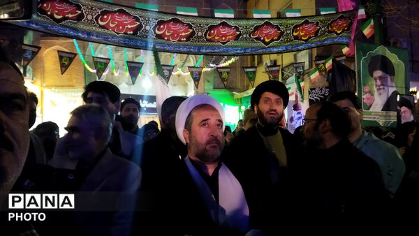 شهید هوا و فضا مهمان اجتماع مردم نیشابور شد 