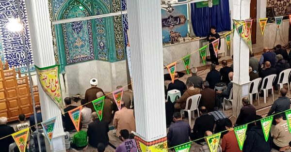 برگزاری آیین اعتکاف در خشکبیجار