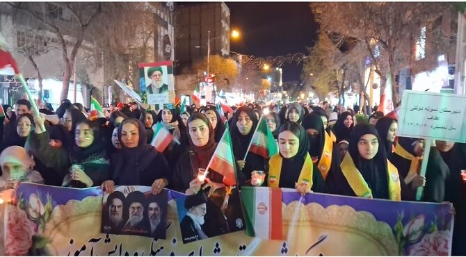 اجتماع پرشور دانش آموزان و فرهنگیان اردبیل