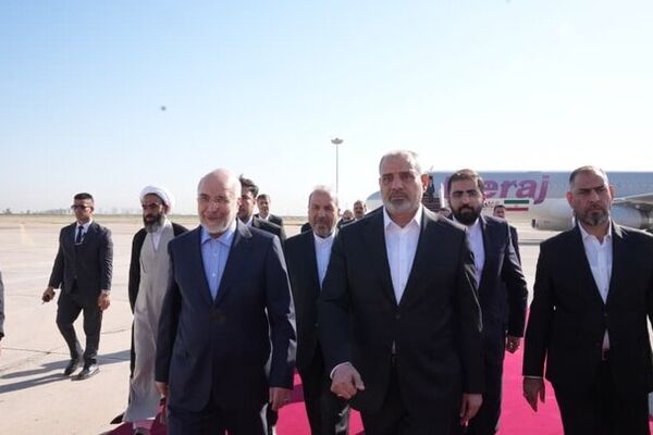 قالیباف وارد بغداد شد