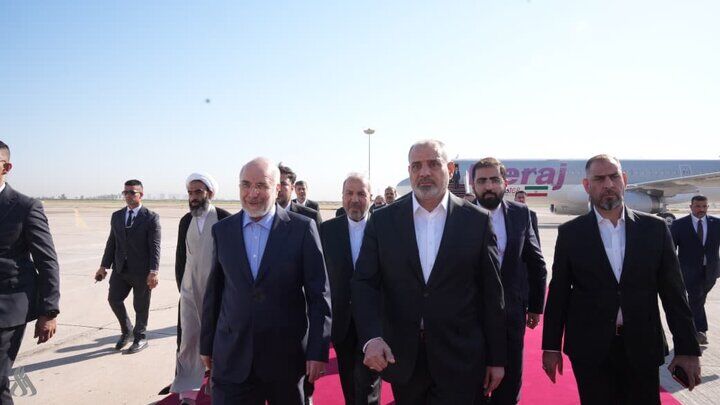 قالیباف وارد بغداد شد