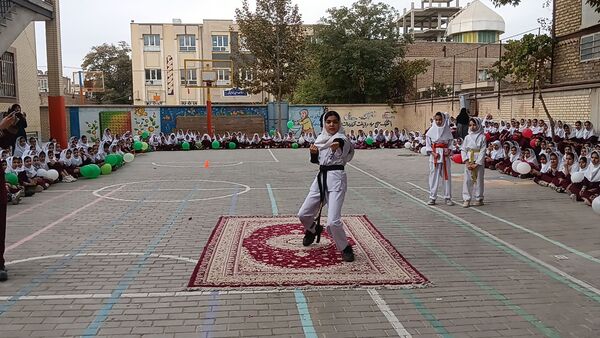 مراسم المپیاد ورزشی درون مدرسه ای دبستان شطیطه۲