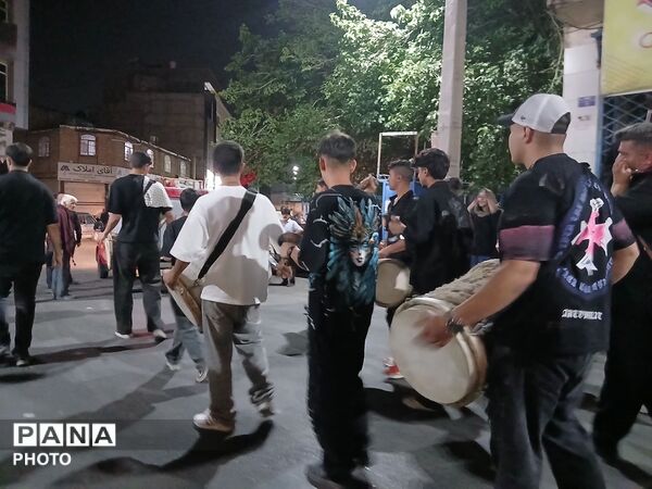 کاروان نمادین اُسرای کربلا در زیبادشت فردیس 
