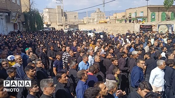 بدرقه و وداع همراه با تشیع شهید سید مصطفی حسینی